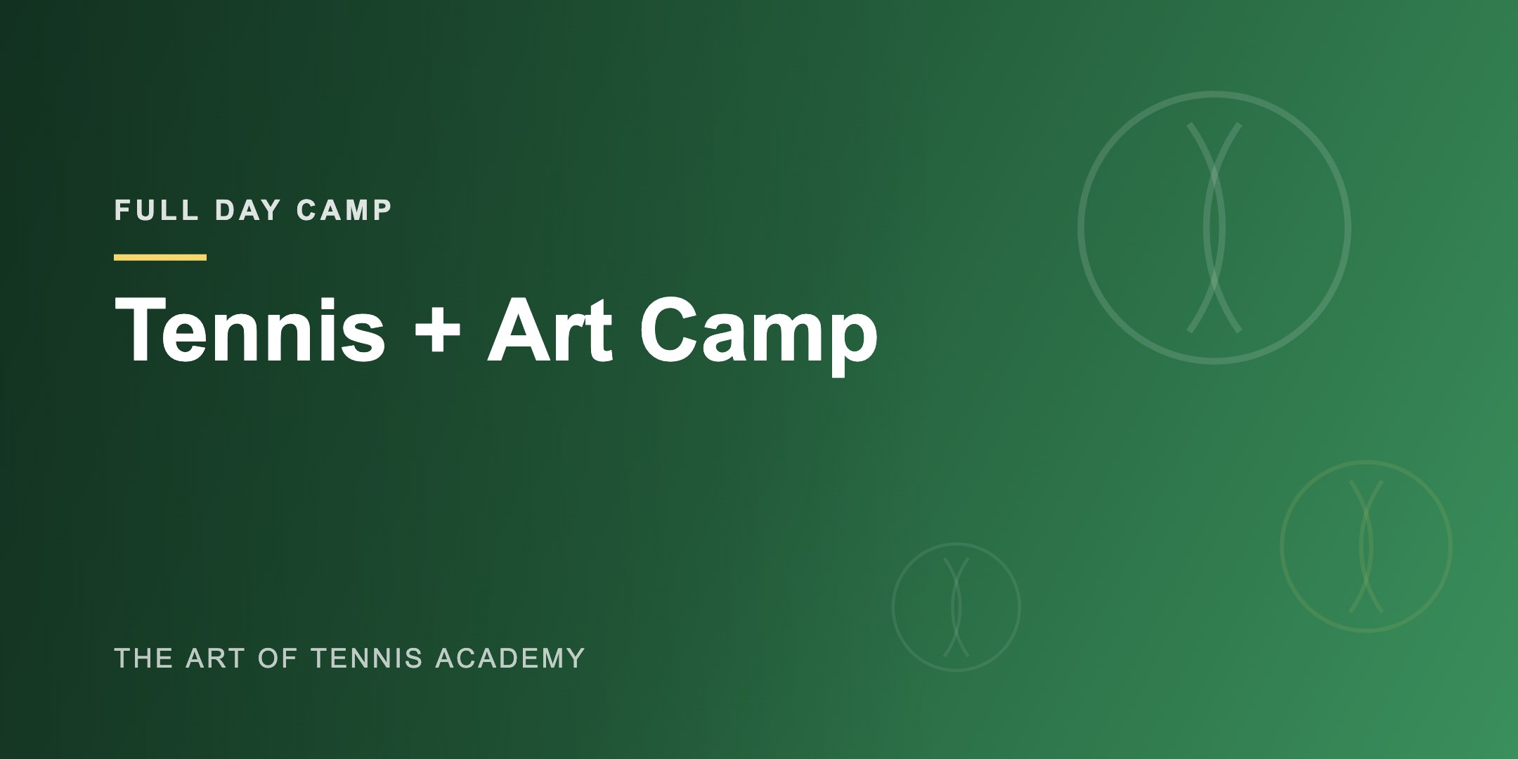 Pro-D Day Tennis + Art Camp · November 20